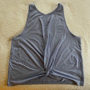 Athleta Front Tie Tank - Periwinkle - XL